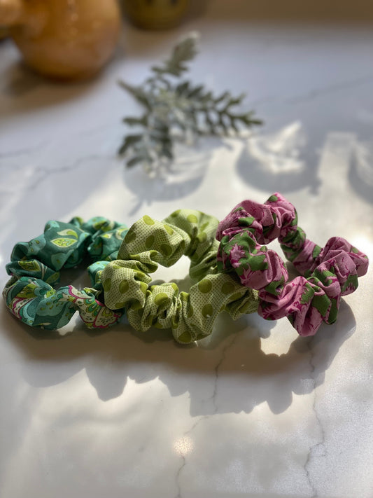 Green Kids Scrunchies Pack