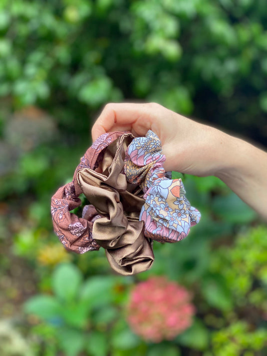 Earth Tone Scrunchie Pack