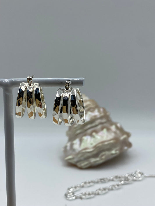Silver Hoop Earring