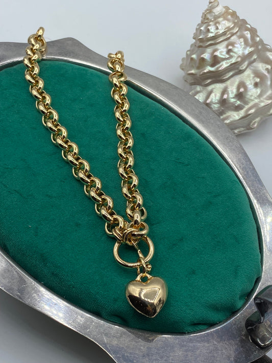 Gold Heart Necklace