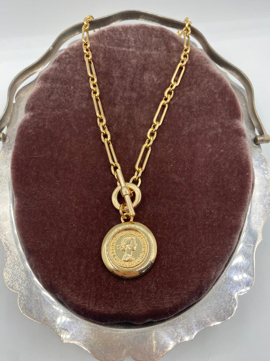Gold Coin Necklace