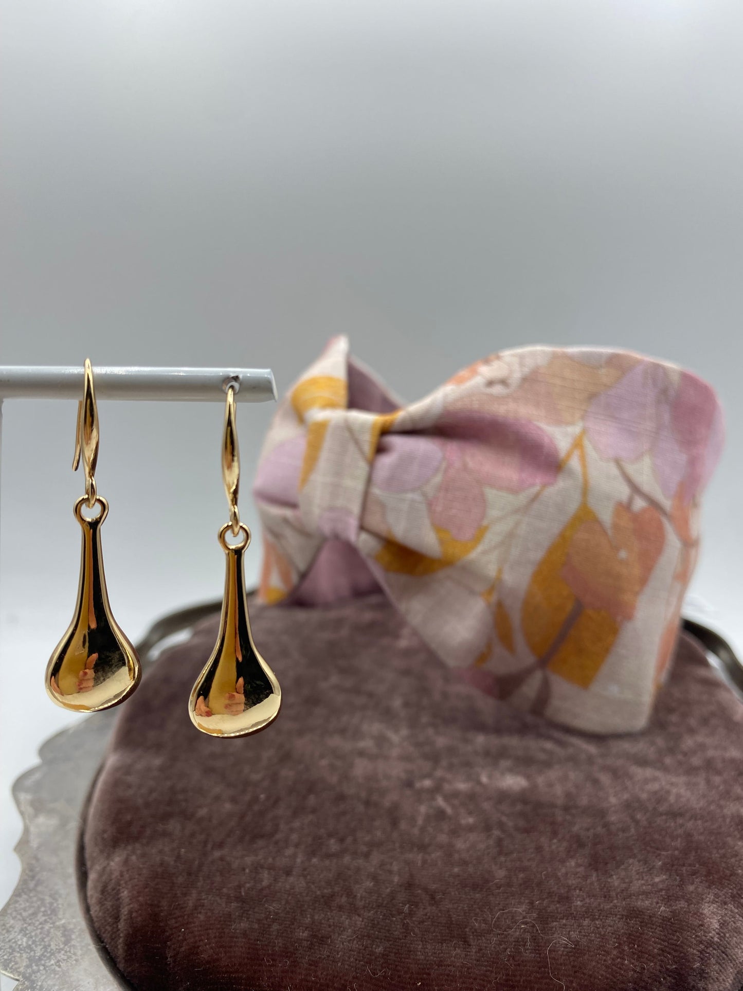 Gold Teardrop Earring