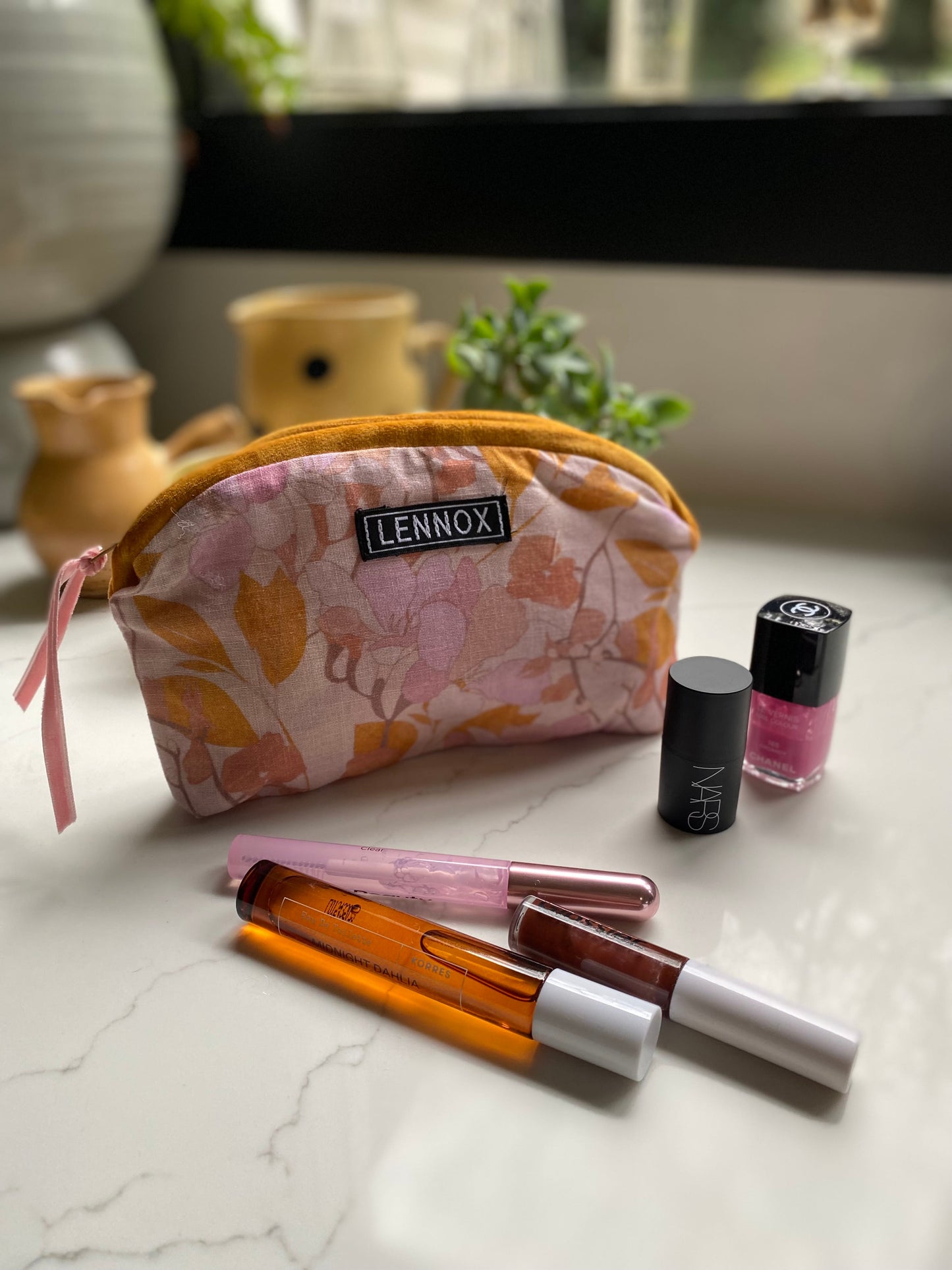 Vintage Rust Floral