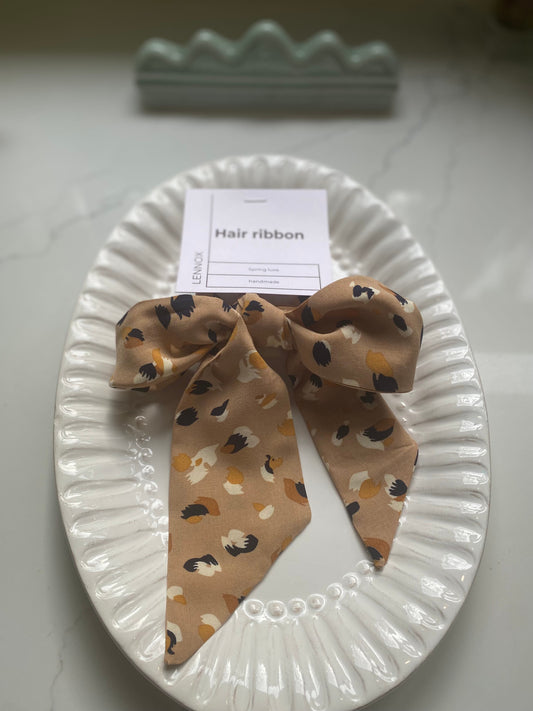Earthy tones Luxe Hair Ribbon