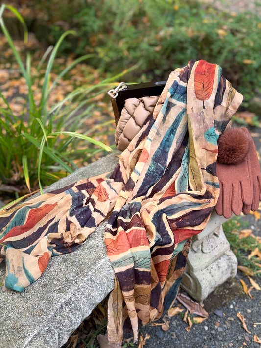 Shana Wool/Bamboo Scarf