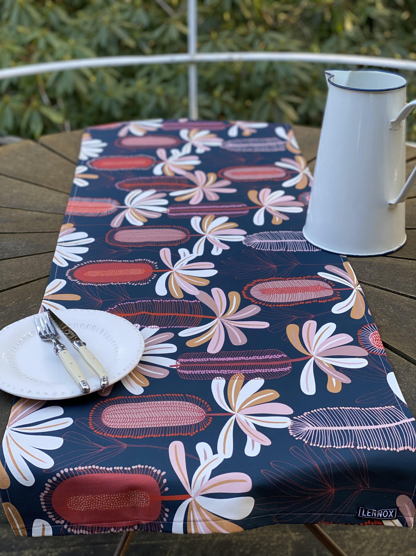 Terracotta Banksia - Table Runner/Napkins